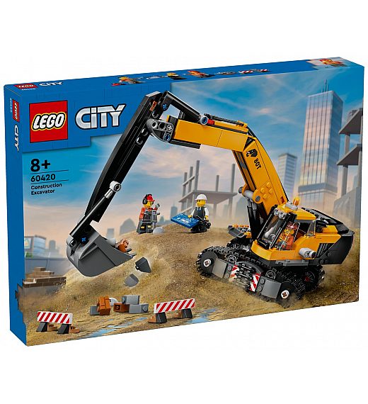 Lego kocke City Rumeni gradbeni bager 60420 Lego