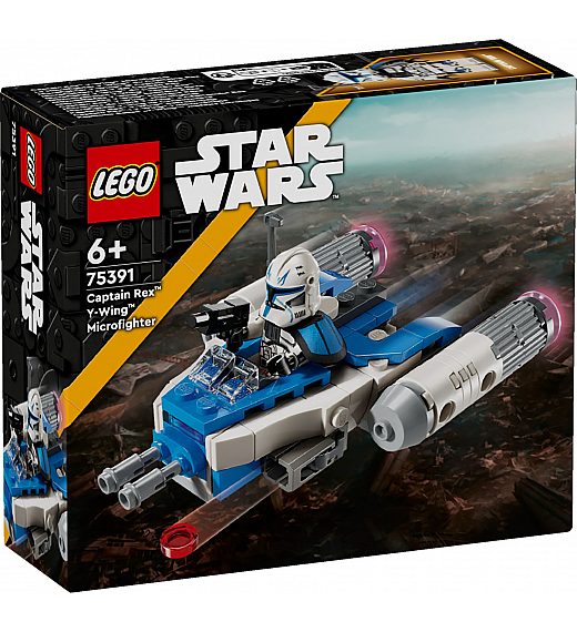 Lego kocke Star Wars Kapetan Rex™ i mikrolovac Y-Wing™ 75391 Lego