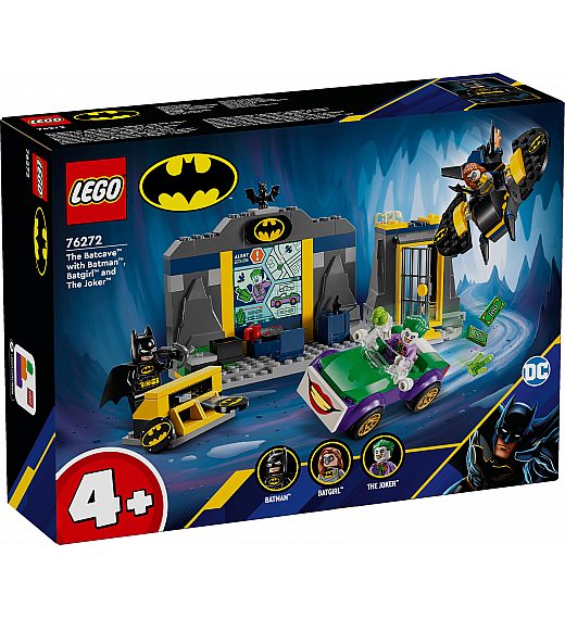 Lego kocke Super Heroe Batman™, Batgirl™, Joker™ i Batmanova špilja™ 76272 Lego