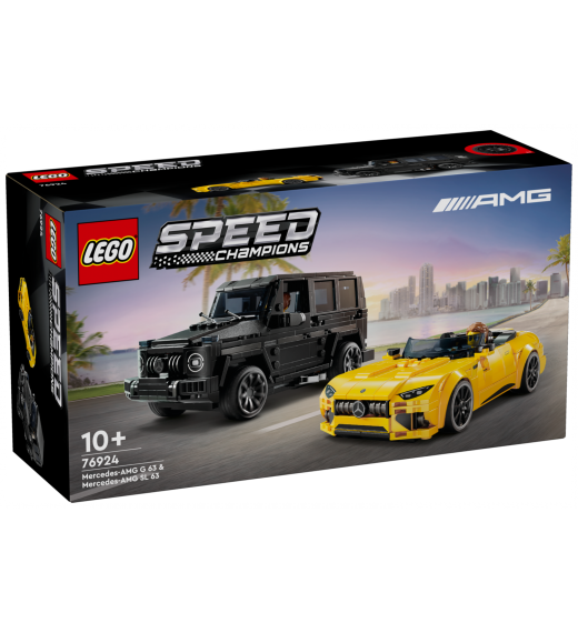 Lego kocke Speed Champions Mercedes-AMG G 63 in Mercedes-AMG SL 63 76924 Lego