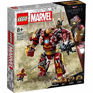 Lego kocke Super Heroes Hulkbuster: Bitka za Wakandu 76247