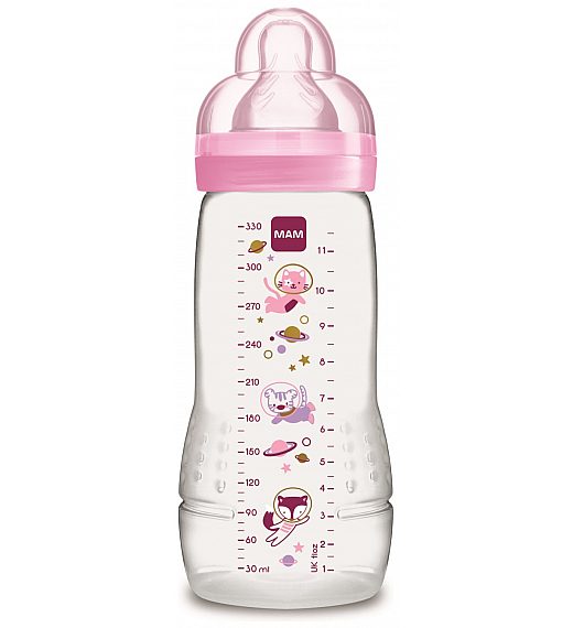 MAM steklenička plastična Anti-colic easy active 330ml sort 663307 MAM