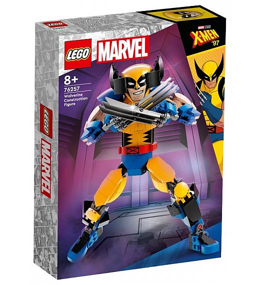 Kocke Super Heroes Konstrukcijska figura Wolverine 76257 Lego