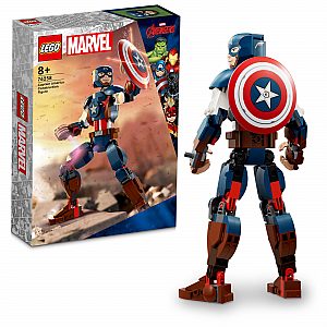 Kocke Super Heroes Figura Captaina Americe za slaganje 76258