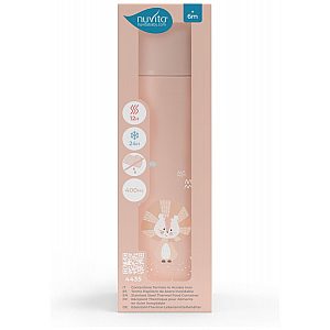 Nuvita termo steklenička 4435 400ml rose