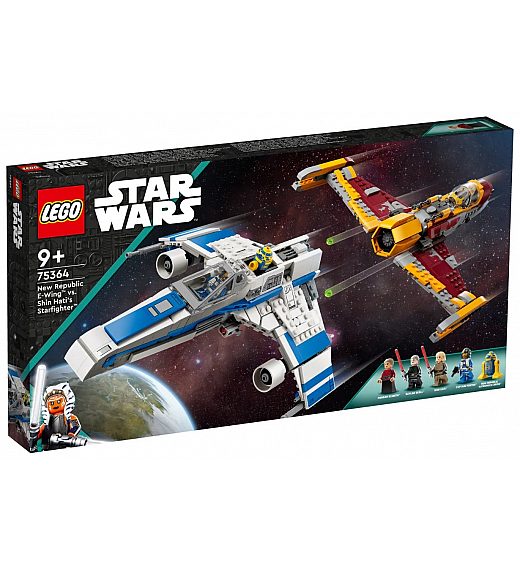 Kocke Star Wars Novorepubliški E-Wing proti Shin Hatijinemu Starfighterju 75364 Lego