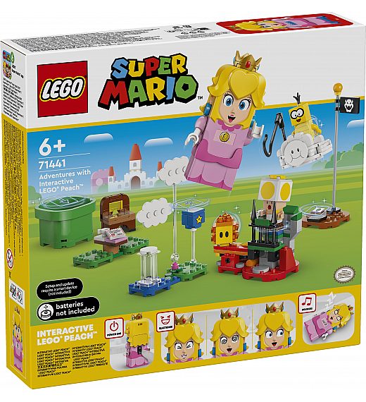 Kocke Super Mario Interaktivna LEGO® Peach™ i pustolovine 71441 Lego