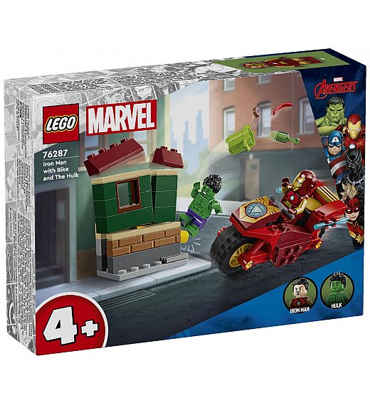 Kocke Super Heroes Iron Man z motorjem in Hulk 76287 Lego