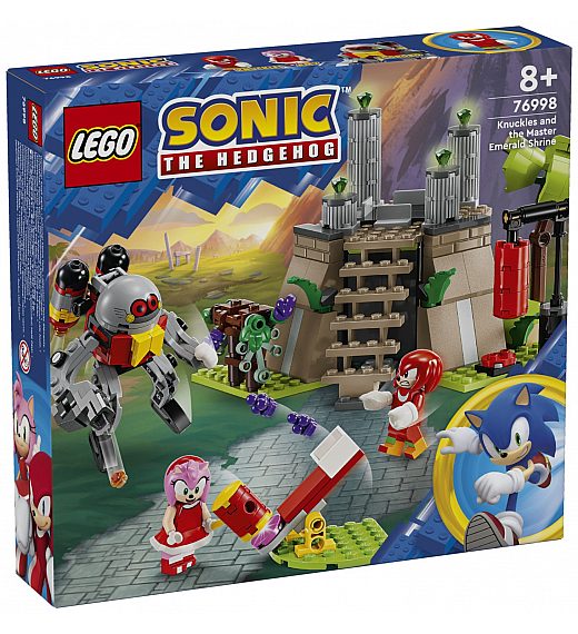 Kocke Sonic Knuckles in hram za Master Emerald 76998 Lego