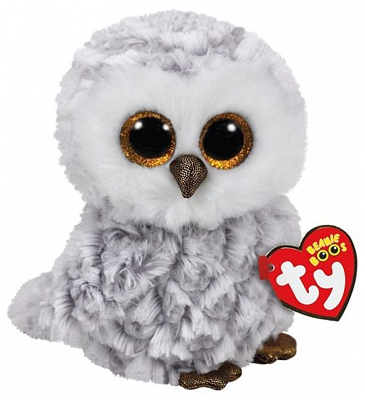 TY Beanie Boos Owlette - bela sova (15 cm) 37201