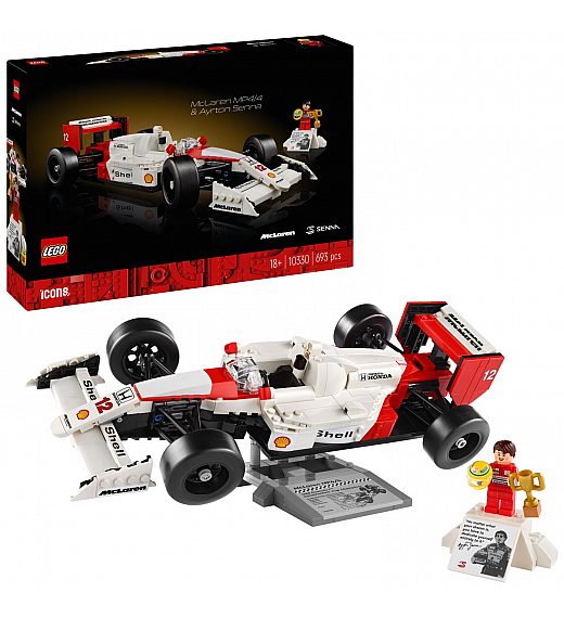 Lego kocke Icons McLaren MP4/4 in Ayrton Senna 10330