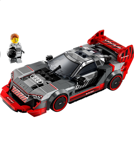 Lego kocke Speed Champions Dirkalni avtomobil Audi S1 e-tron quattro 76921