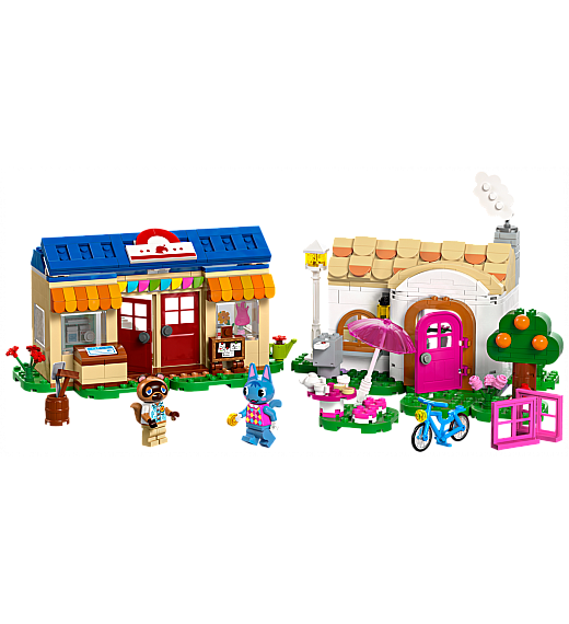 Lego kocke Animal Crossing Nook's Cranny in Rosiejina hiša 77050