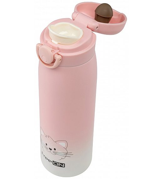 Termo steklenička 480 ml muca pink FreeON