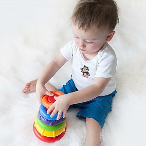 PLAYGRO stup s obručima 4011455