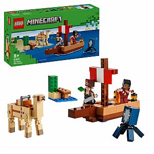 Lego kocke Minecraft Putovanje gusarskim brodom 21259