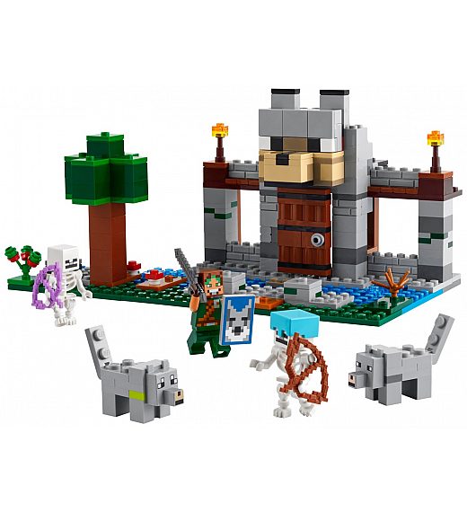 Kocke Minecraft Volčja utrdba 21261 Lego