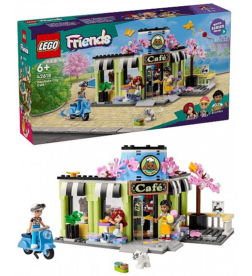 Lego kocke Friends Kavarna v Heartlake Cityju 42618 Lego