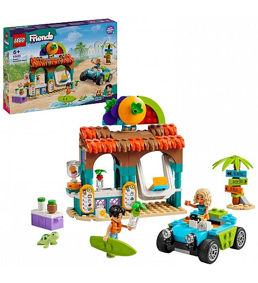 Lego kocke Friends Kiosk s smutiji na plaži 42625 Lego