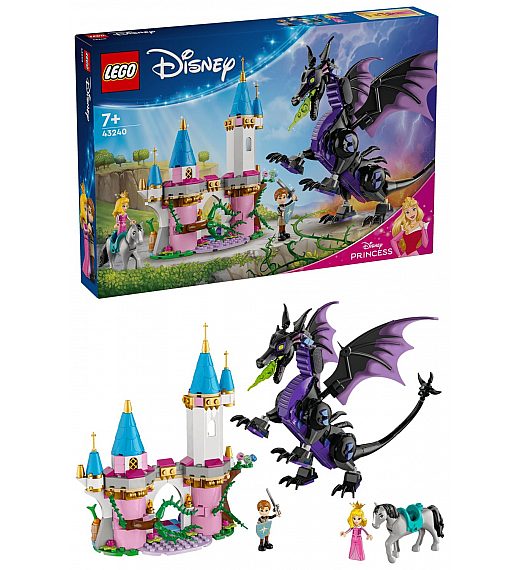 Kocke Disney Princess Zlohotnica v podobi zmajevke 43240 Lego