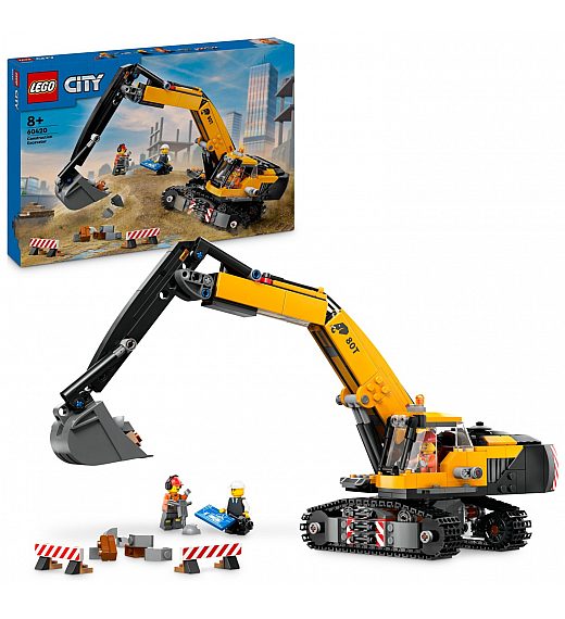 Lego kocke City Rumeni gradbeni bager 60420 Lego