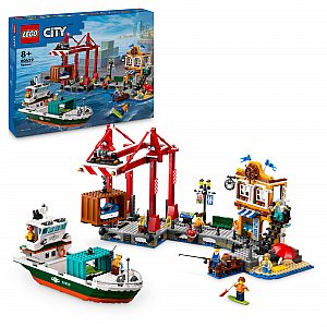 Lego kocke City Gradska luka s teretnim brodom 60422