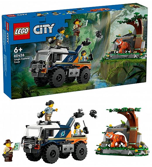 Lego kocke City Terenski tovornjak raziskovalca džungle 60426 Lego