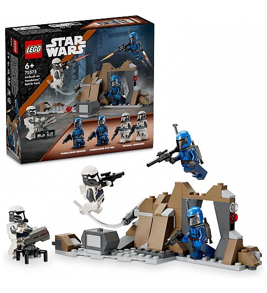 Kocke Star Wars Zaseda na Mandaloru Bojni paket 75373 Lego