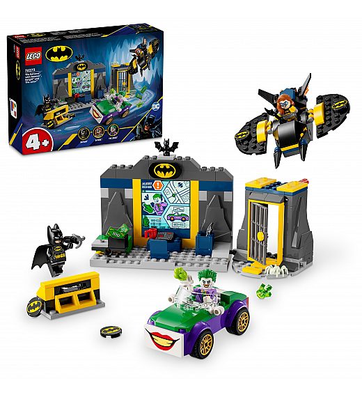 Lego kocke Super Heroe Batman™, Batgirl™, Joker™ i Batmanova špilja™ 76272 Lego