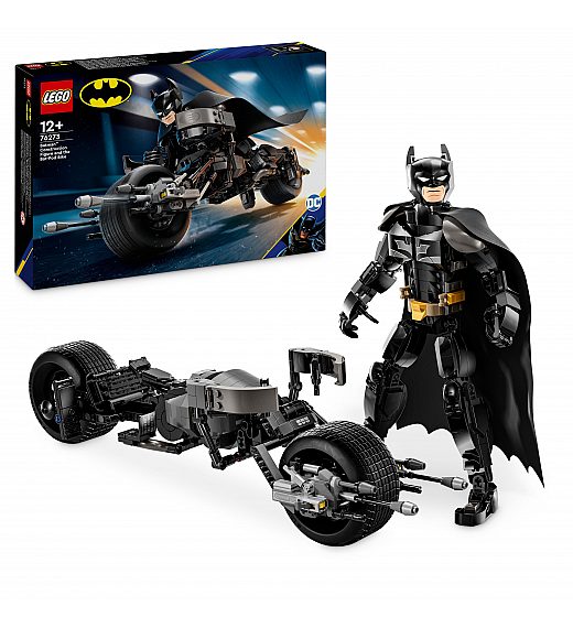 Lego kocke Super Heroes Složiva figura Batmana i motocikl Bat-Pod 76273 Lego