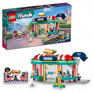 Lego kocke Friends Okrepčevalnica v središču Heartlaka 41728