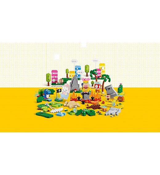 Lego® Super Mario™ 71418 Škatla z ustvarjalnimi pripomočki Lego