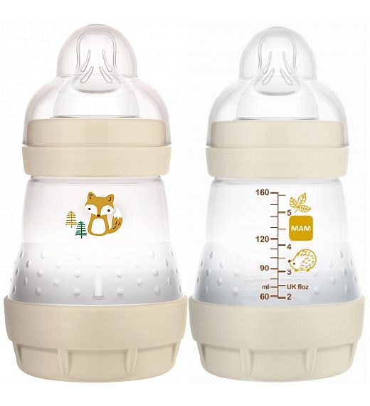 MAM steklenička plastična Anti-colic 160ml sort 669903 MAM