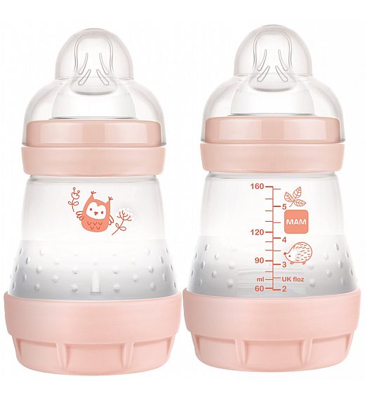 MAM steklenička plastična Anti-colic 160ml sort 669903 MAM