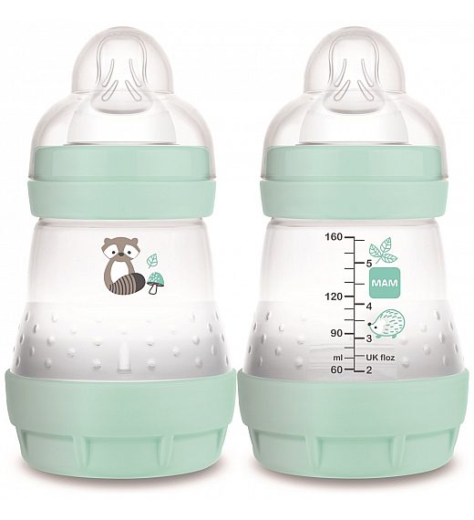 MAM steklenička plastična Anti-colic 160ml sort 669903 MAM