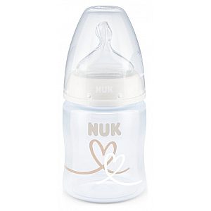 Nuk steklenička plastična FC+ z vrgrajenim temperaturnim indikatorjem 150ml silikon 0-6m