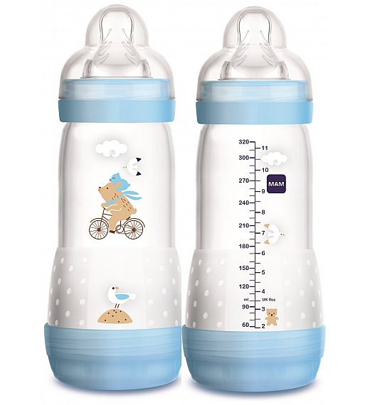 MAM steklenička plastična Anti-colic Easy start 320 ml sort 676413 MAM