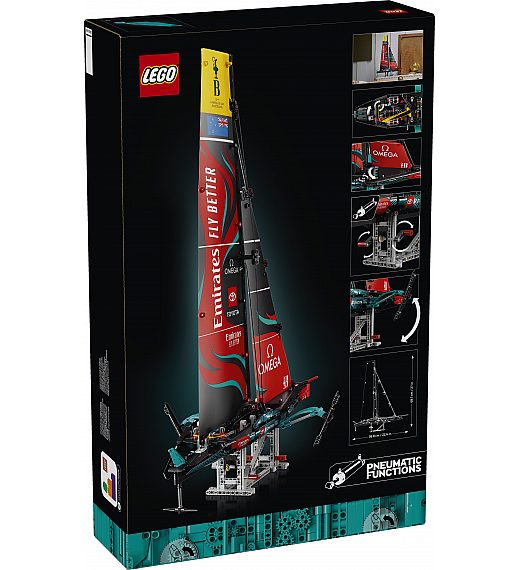 Kocke Technic Emirates Team New Zealand, jahta AC75 42174 Lego