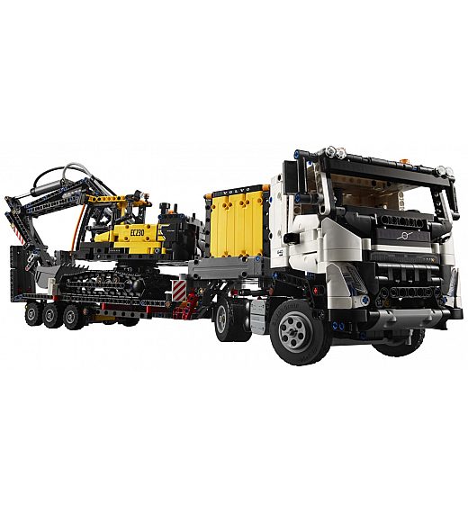 Kocke Technic Tovornjak Volvo FMX in električni bager EC230 42175 Lego