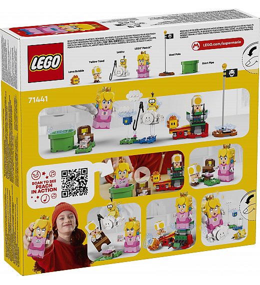 Kocke Super Mario Pustolovščine z interaktivno figuro LEGO® Peach 71441 Lego