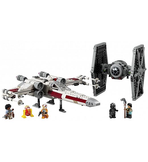 Kocke Star Wars Kombinirani TIE Fighter in X-krilec 75393 Lego