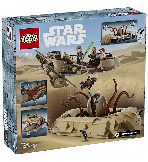 Kocke Star Wars Puščavski Skif in Sarlaccovo brezno 75396 Lego