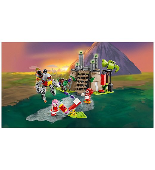 Kocke Sonic Knuckles in hram za Master Emerald 76998 Lego