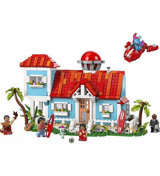 Kocke Disney Classic Hišica na plaži Lili in Žverca 43268 Lego