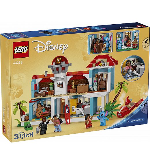 Kocke Disney Classic Hišica na plaži Lili in Žverca 43268 Lego