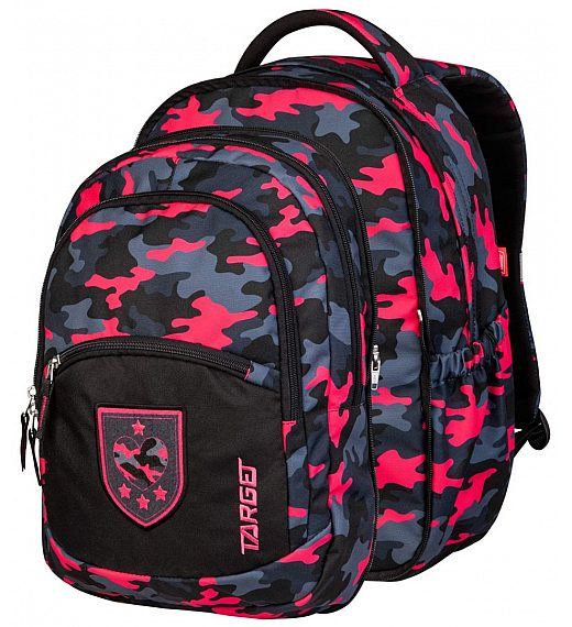 Školski ruksak 2u1 Camouflage Pink 26943