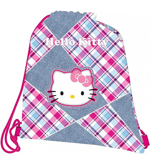 Torba - vrečka za copate Hello Kitty Blue Jeans