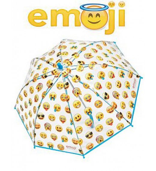 Dežnik prozoren Emoji