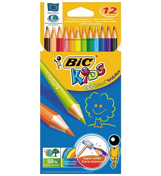 Bic Kids EVOLUTION - 12 komada neslomljivih bojica