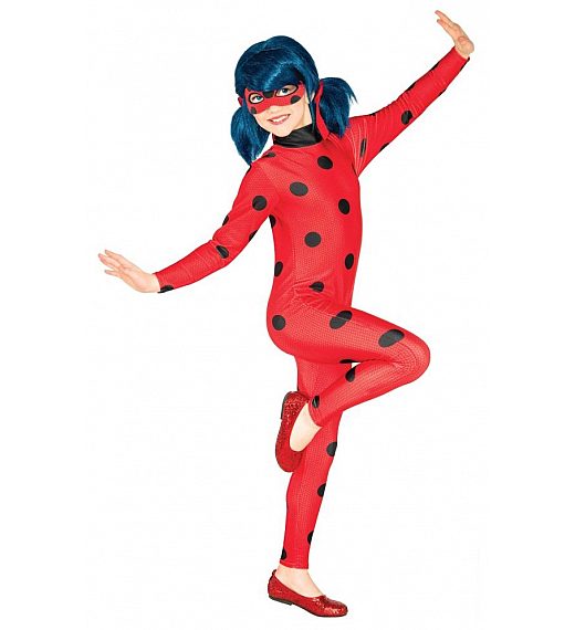 Pustni kostum za otroke LadyBug v škatli - Miraculous 3-4 leta